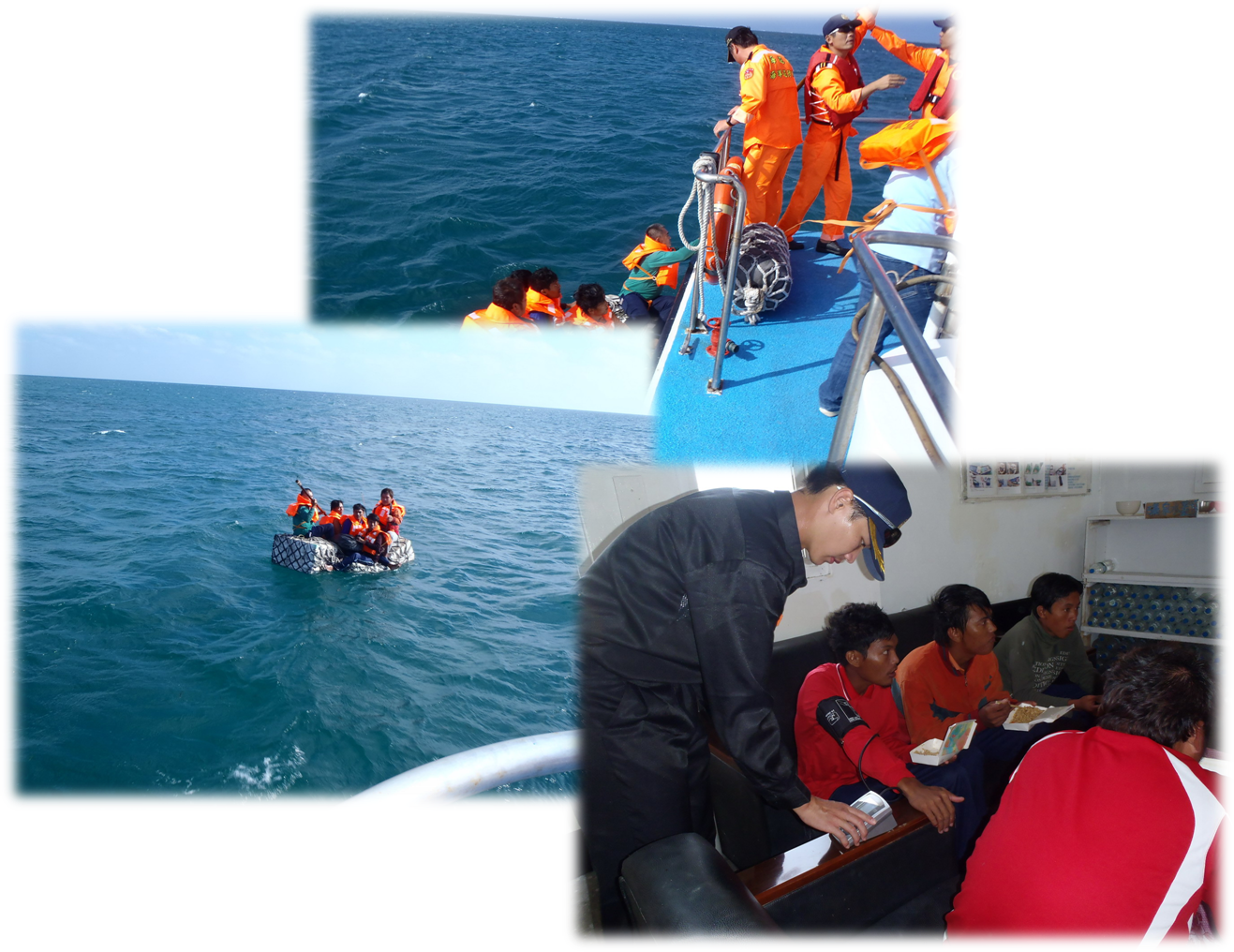 琉球籍「昇○○」號漁船於東沙海域附近發出遇險訊號，本署獲報後立即通報相關單位啟動救援機制