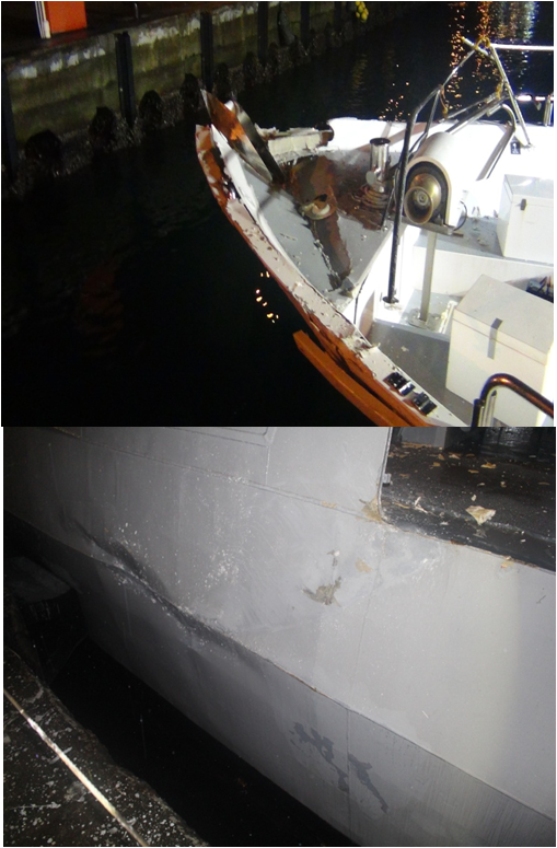 海釣船與軍艦碰撞 海巡護航安全返港