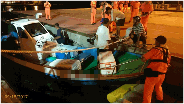 船筏進水失動力 台南海巡急救援