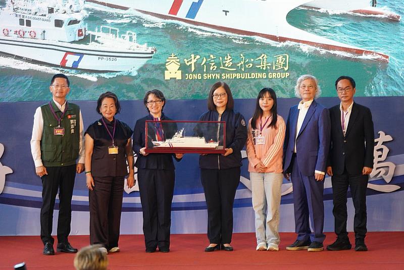600噸級巡防艦交船、下水聯合典禮及端節威力掃蕩誓師暨接裝典禮-2