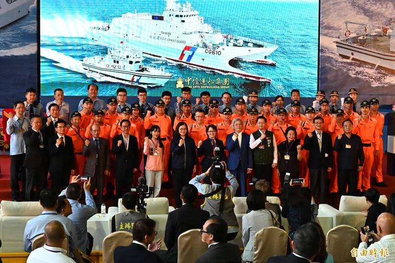 600噸級巡防艦交船、下水聯合典禮及端節威力掃蕩誓師暨接裝典禮-5