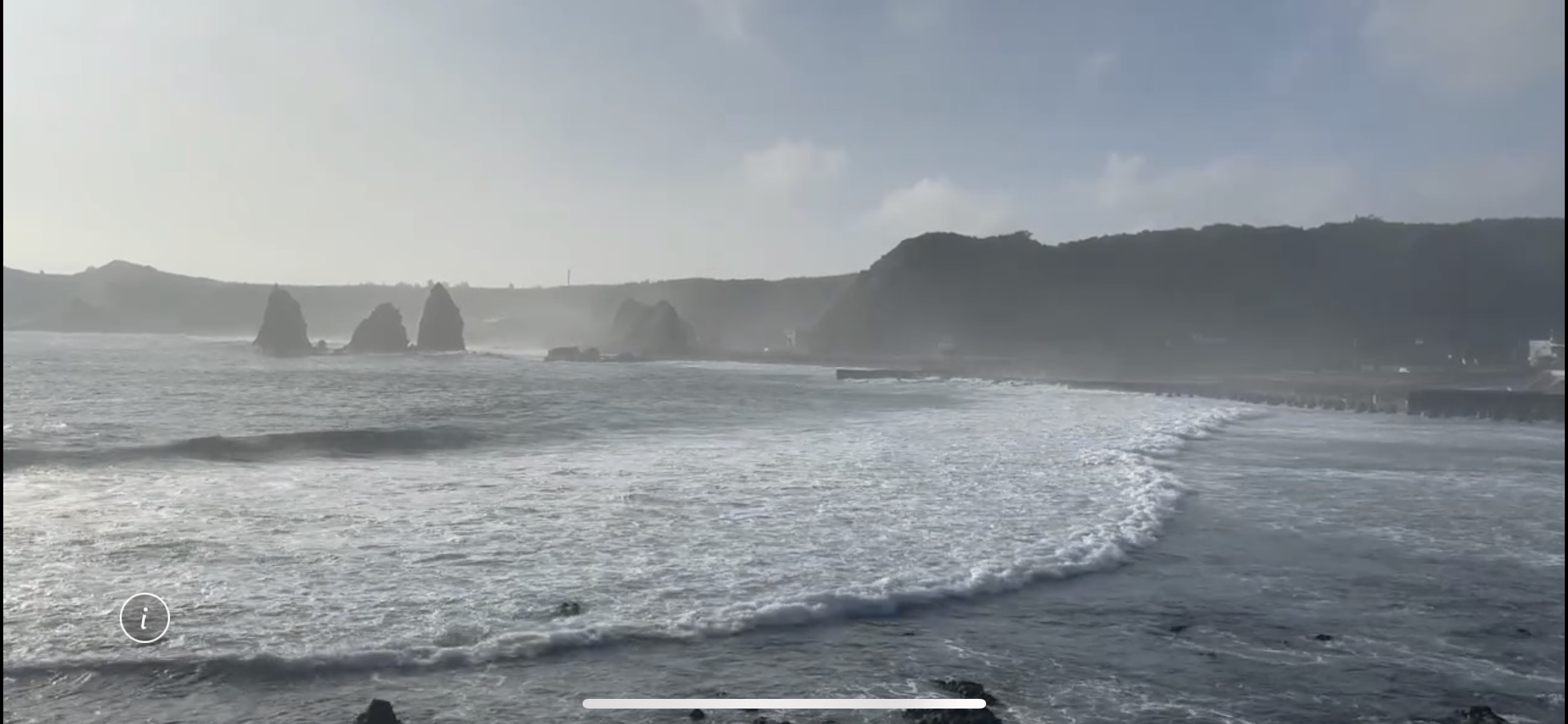 綠島地區風浪