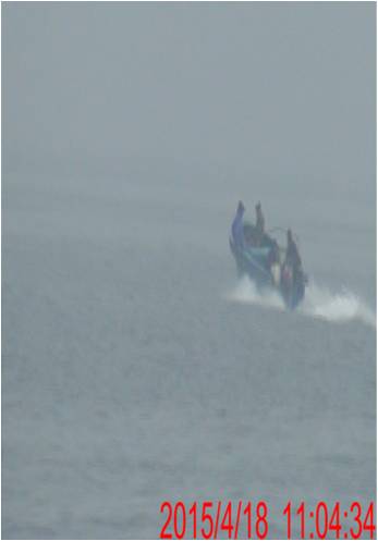 陸籍釣船趁霧混入  驚見海巡調頭竄逃