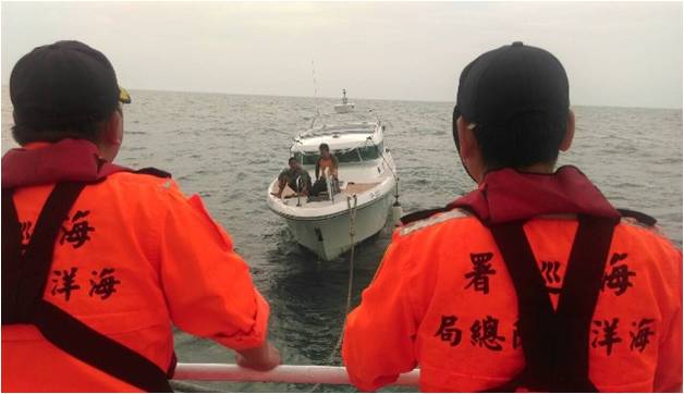 遊艇海上漂流  海巡急馳救援