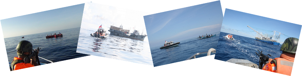 太平島海域執法任務由第五海巡隊南沙分隊負責，負責執行禁止、限制水域之偵巡及驅離，並採用「柔性勸導、和平對待」原則，貫徹、維護南海主權立場之和平政策