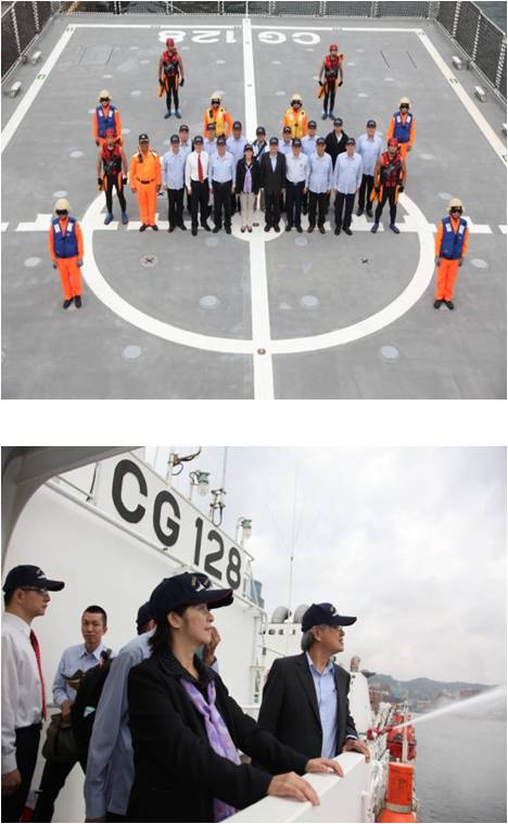 立法院內政委員 實地艦艇執勤考察