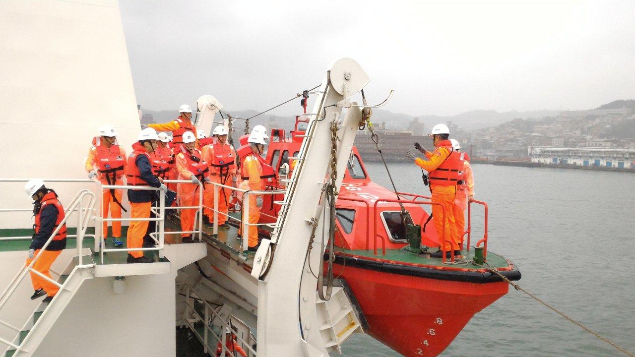 「救生艇筏及救難艇訓練（第一梯次）」開訓典禮