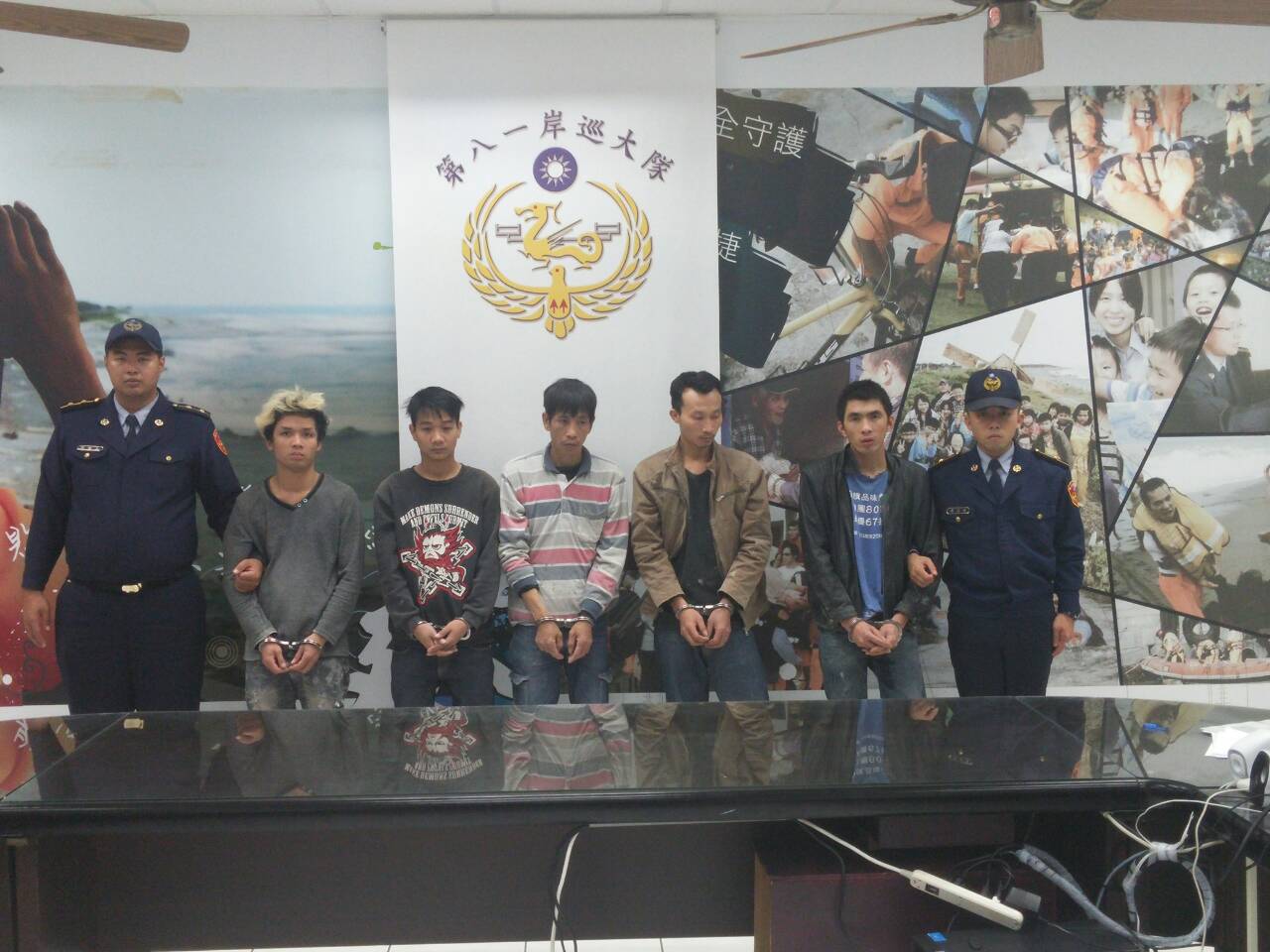 10 escaped vietnamess workers were seized by Coast Guard