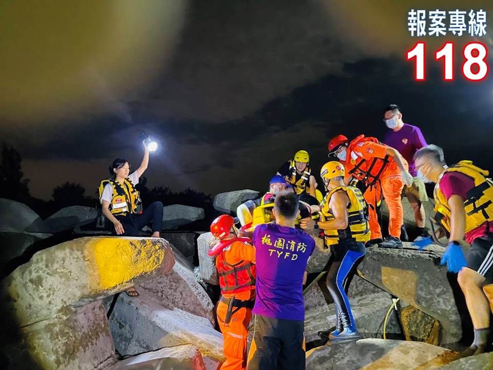 民眾落海失蹤 桃園海巡警消通力救援