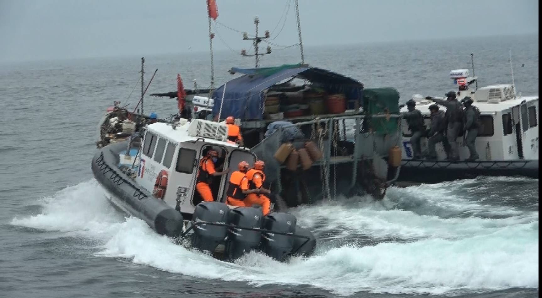 海巡東引查扣陸船 海上長途押返南竿