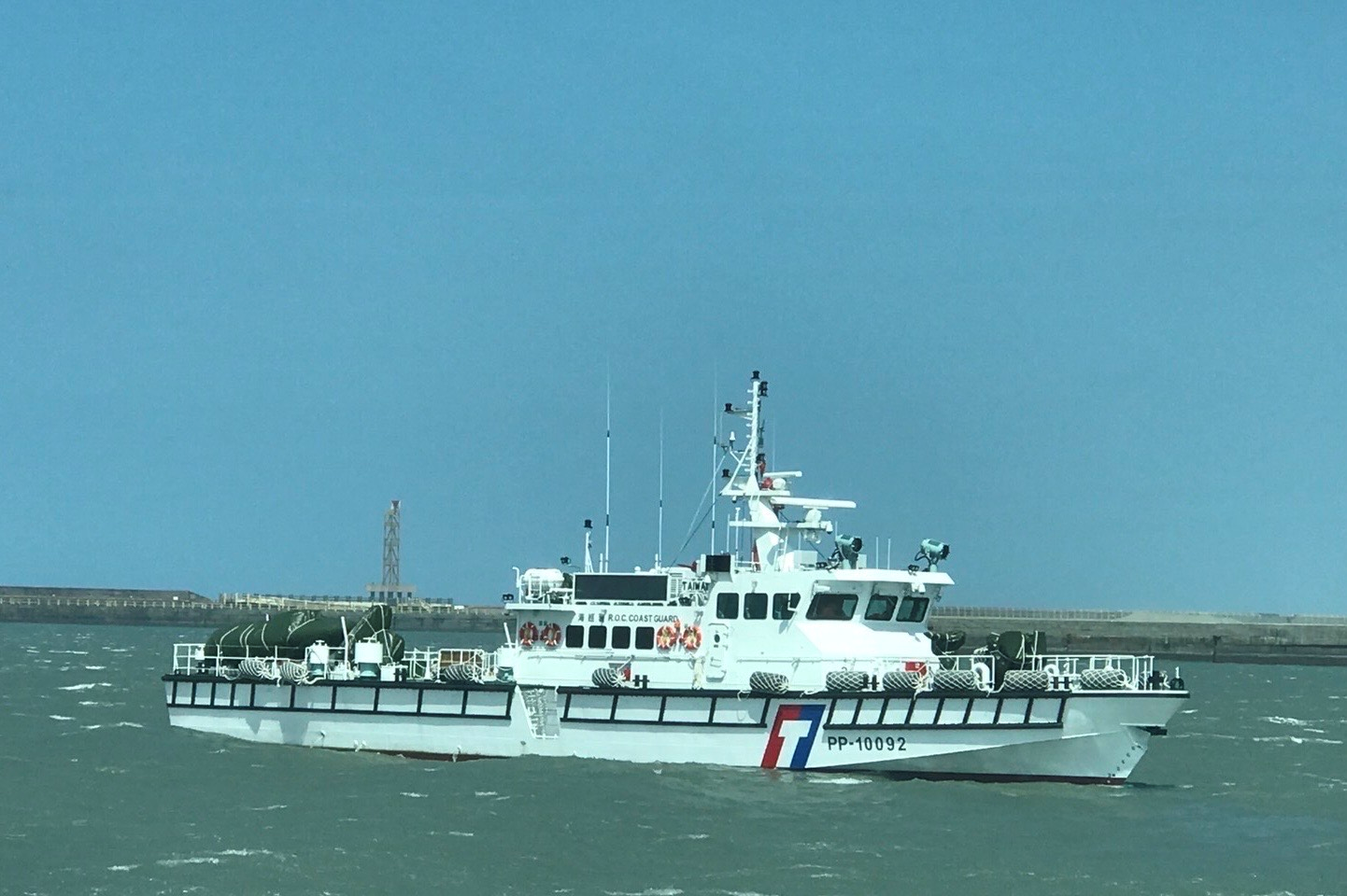 台中海巡隊迎接新艇 強化中部海域執法能量