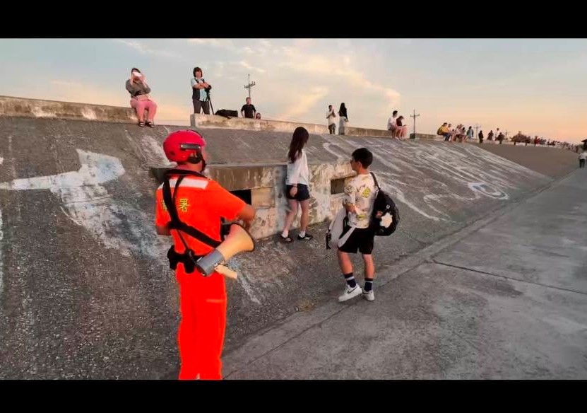『凱米』颱風過境 中部海巡加強勸離
