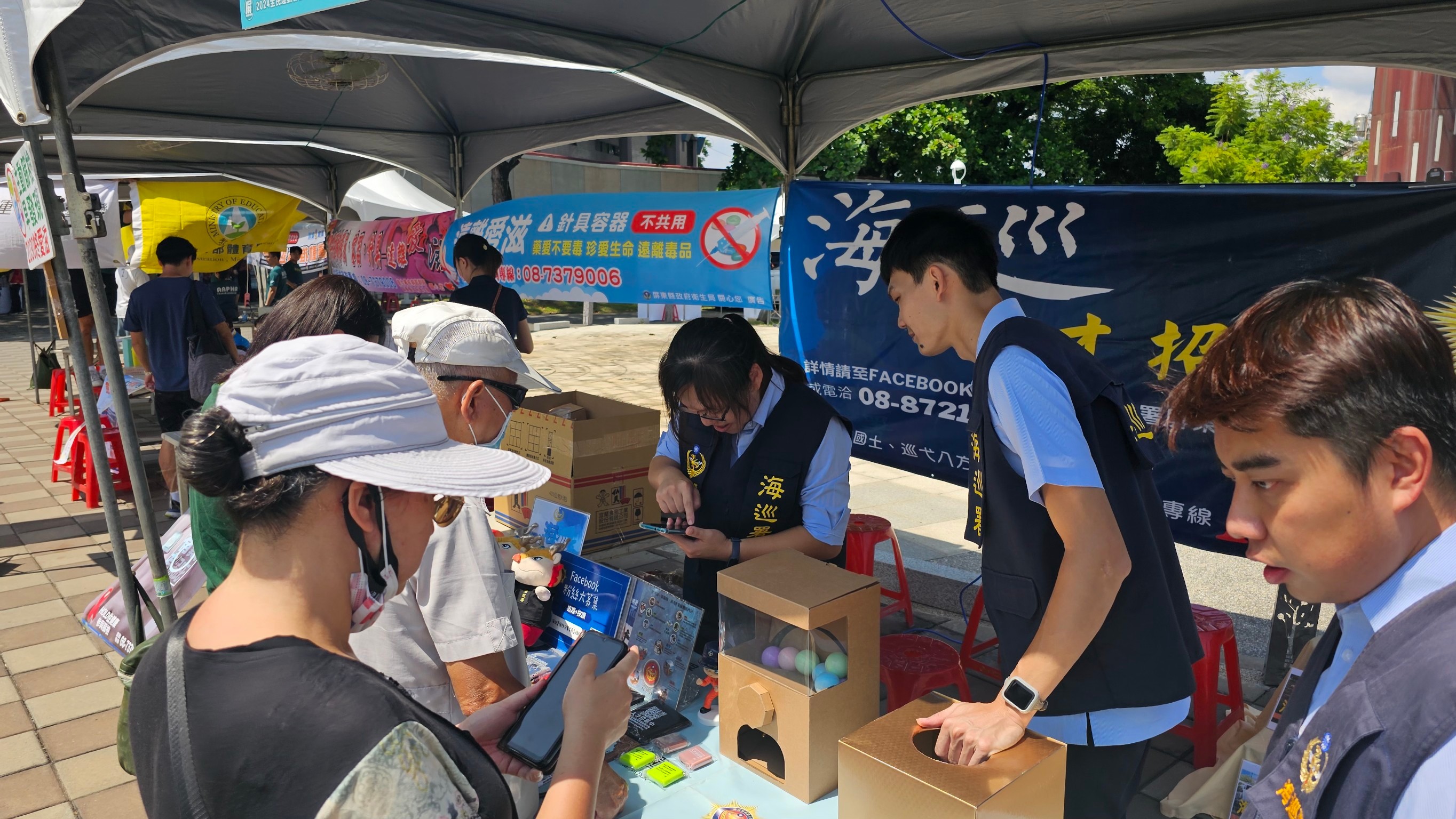 偵防分署113年8月屏東查緝隊預防犯罪宣導