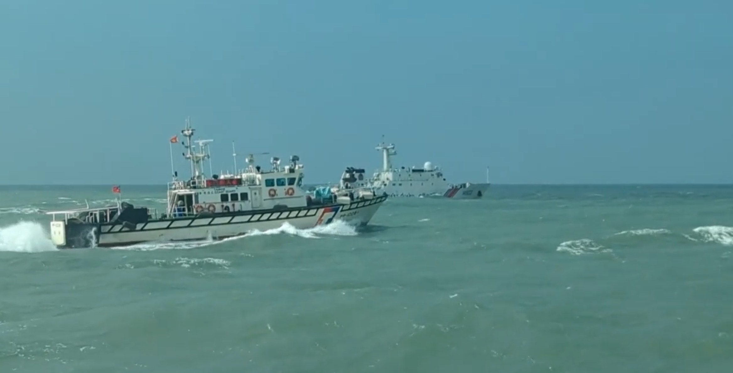 無視海上人命安全交通秩序，中國海警恣意再擾金門水域