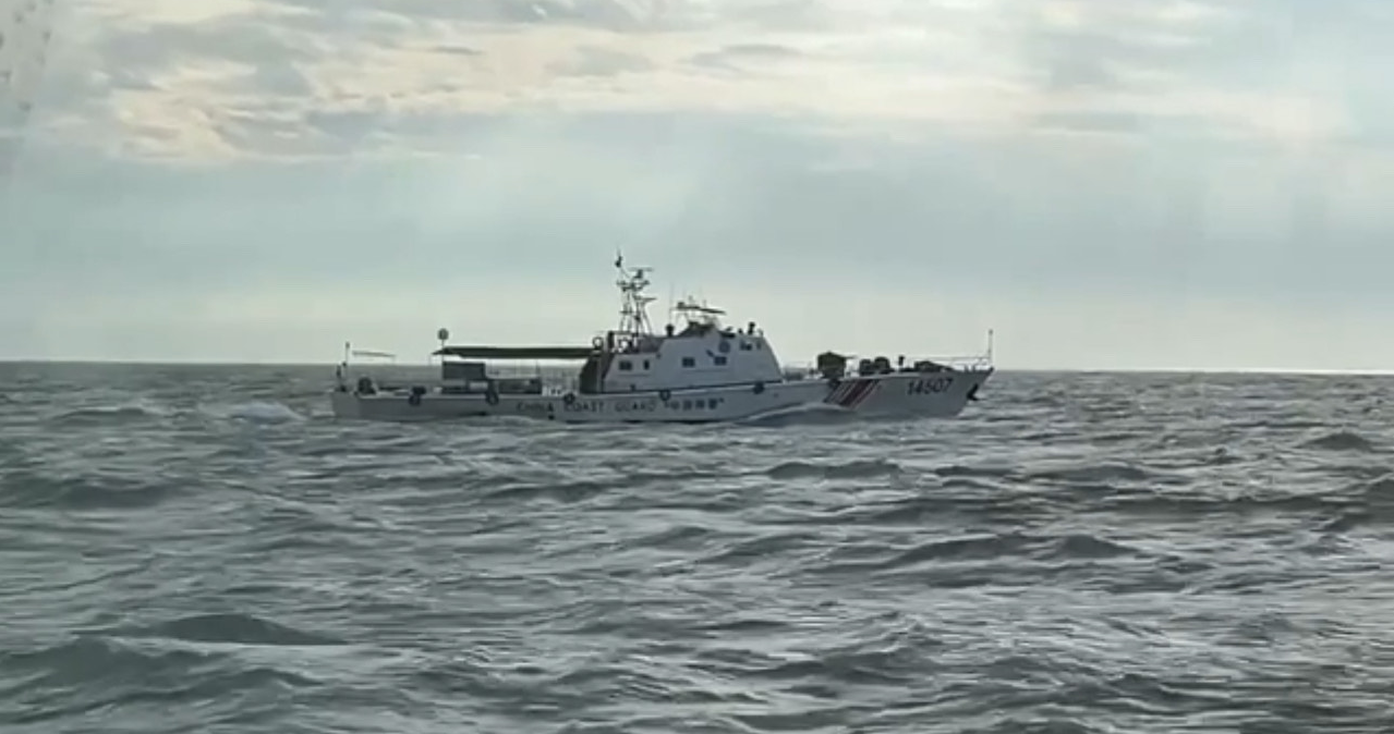 中國海警船侵擾金門限制水域 我海巡強勢對應驅離維護主權