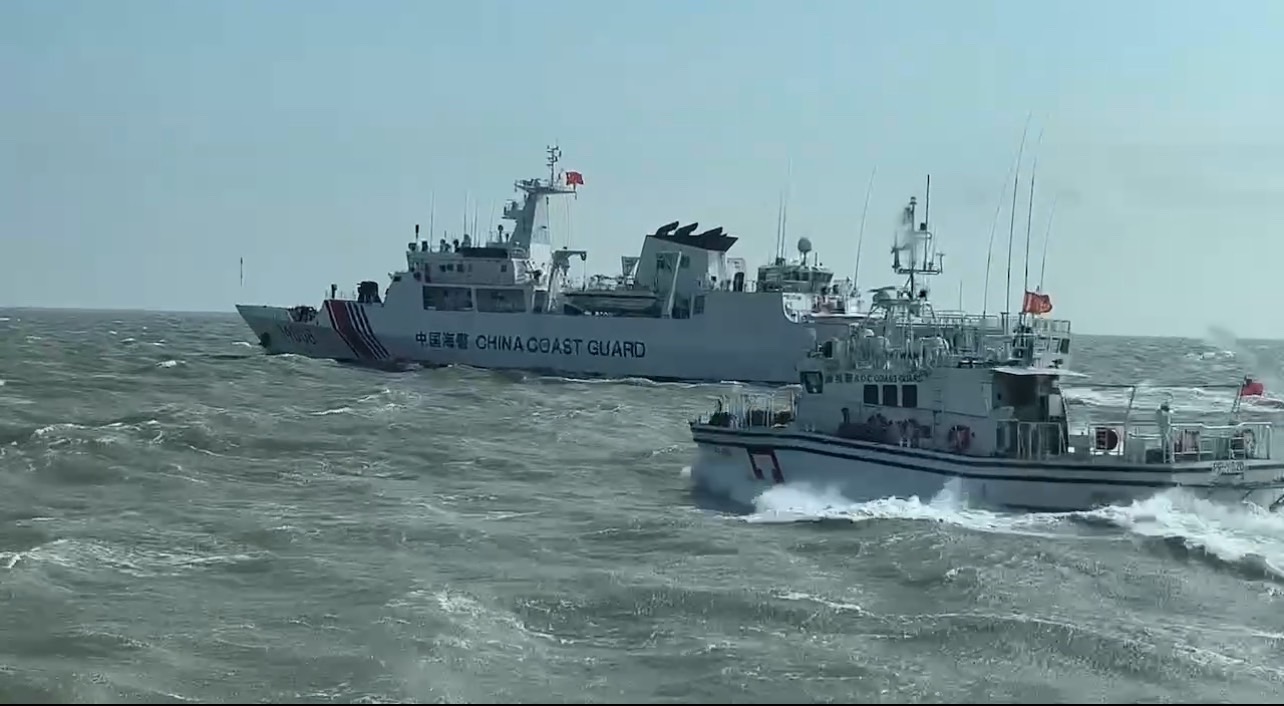 元旦後中國海警再擾金門海域 海巡艦艇艇機先部署拒止驅離