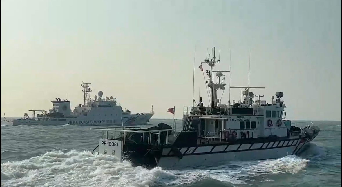 年節將近中國海警再度侵擾，海巡堅守崗位守護藍色國土