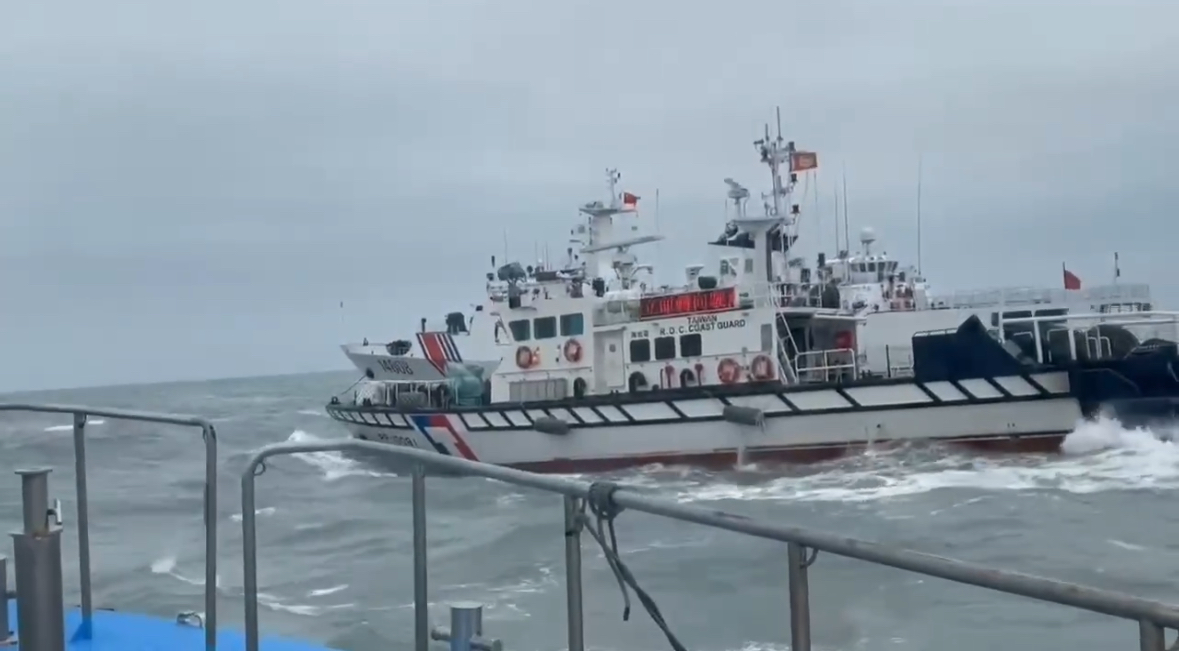 中國海警再擾金門 海巡機先部署驅離
