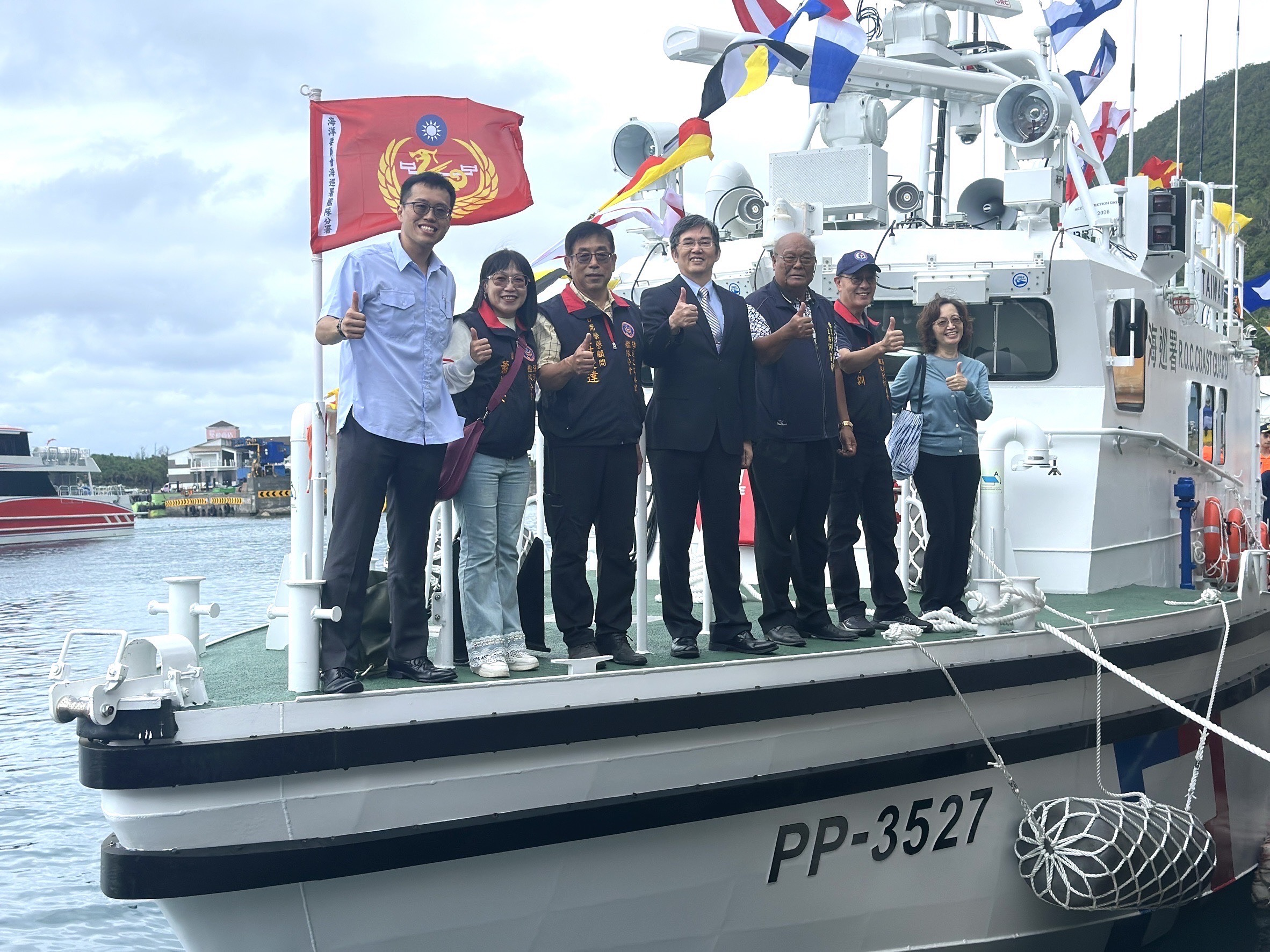 臺東海巡添新35噸級巡防艇 綠島戰力再升級