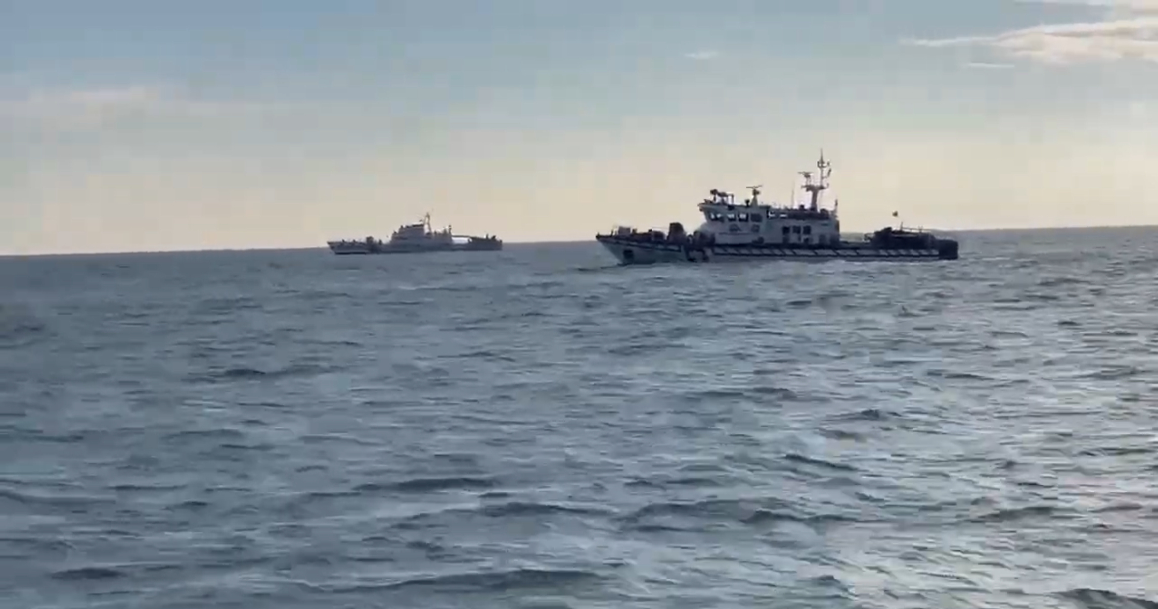 中國海警船再擾金門海域 海巡署派艇對應強勢驅離