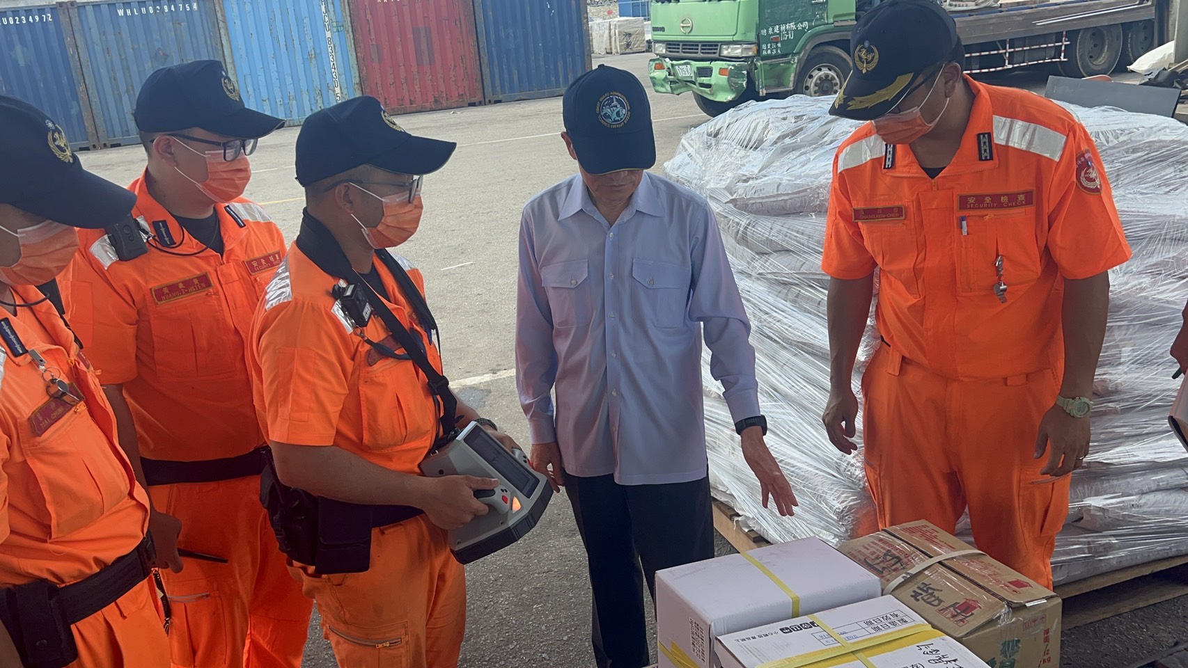 嚴防非洲豬瘟流入本島 海巡署張忠龍署長親赴金門督導聯檢工作