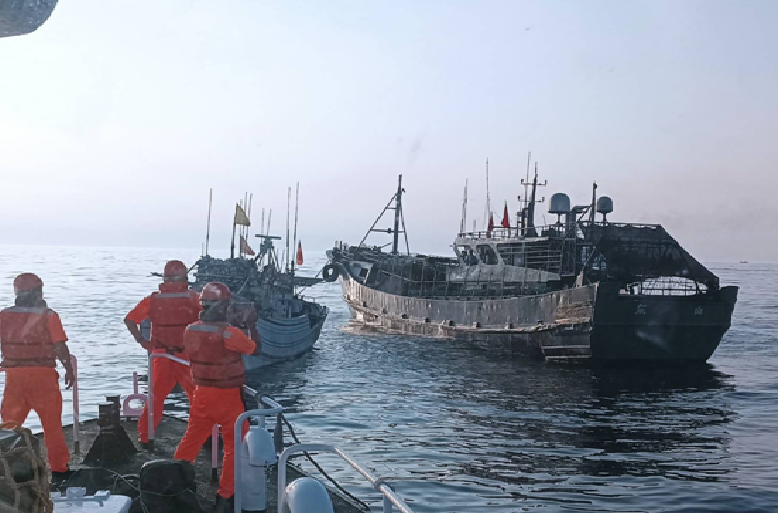 台陸漁船作業擦撞 海巡艦艇馳援助雙方民事和解