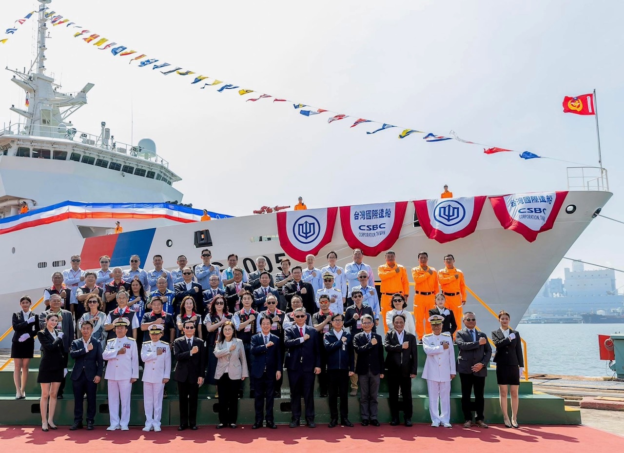 4000噸級台北艦成軍、西拉雅巡護船命名下水聯合典禮