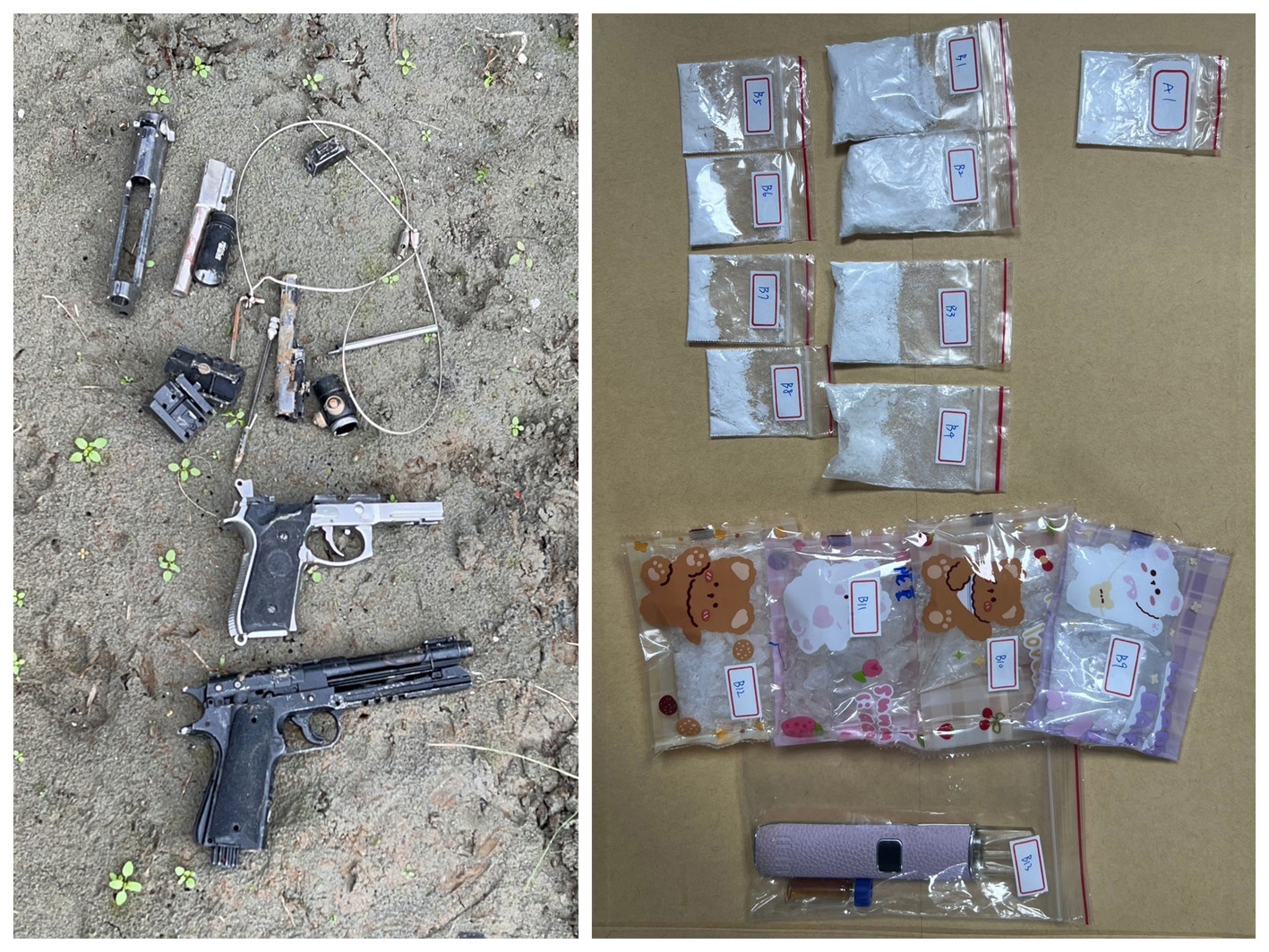 海巡奇兵循「藏寶圖」查獲槍枝