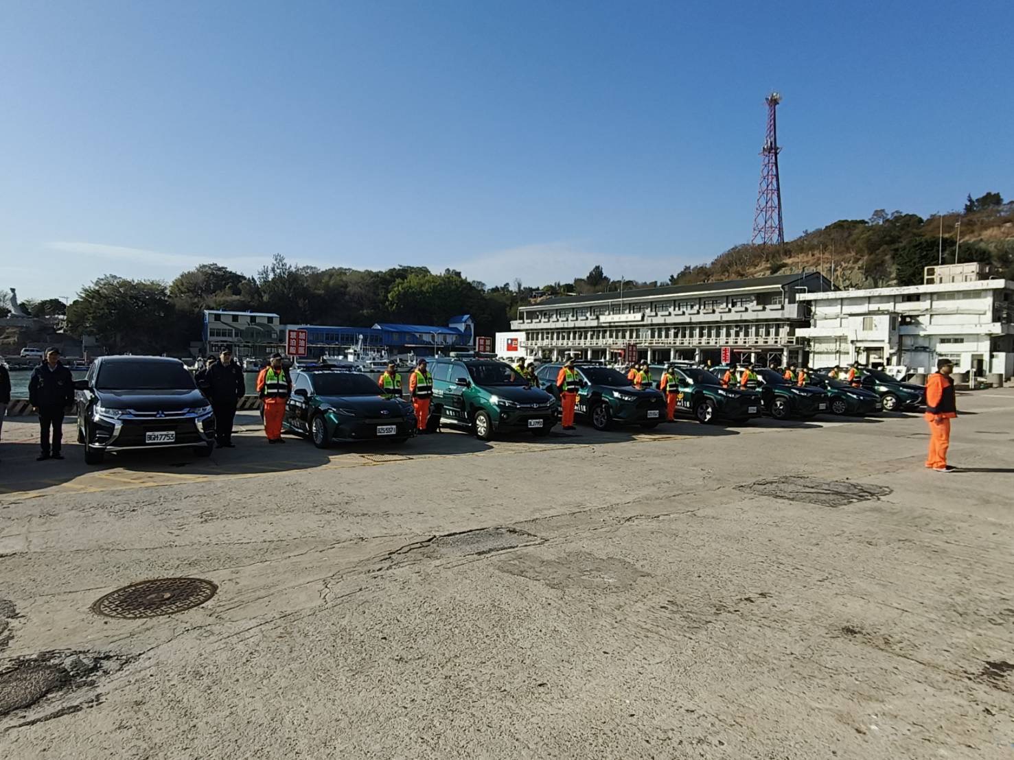 金門海巡岸海聯合威力掃蕩，戍守國家邊境安全