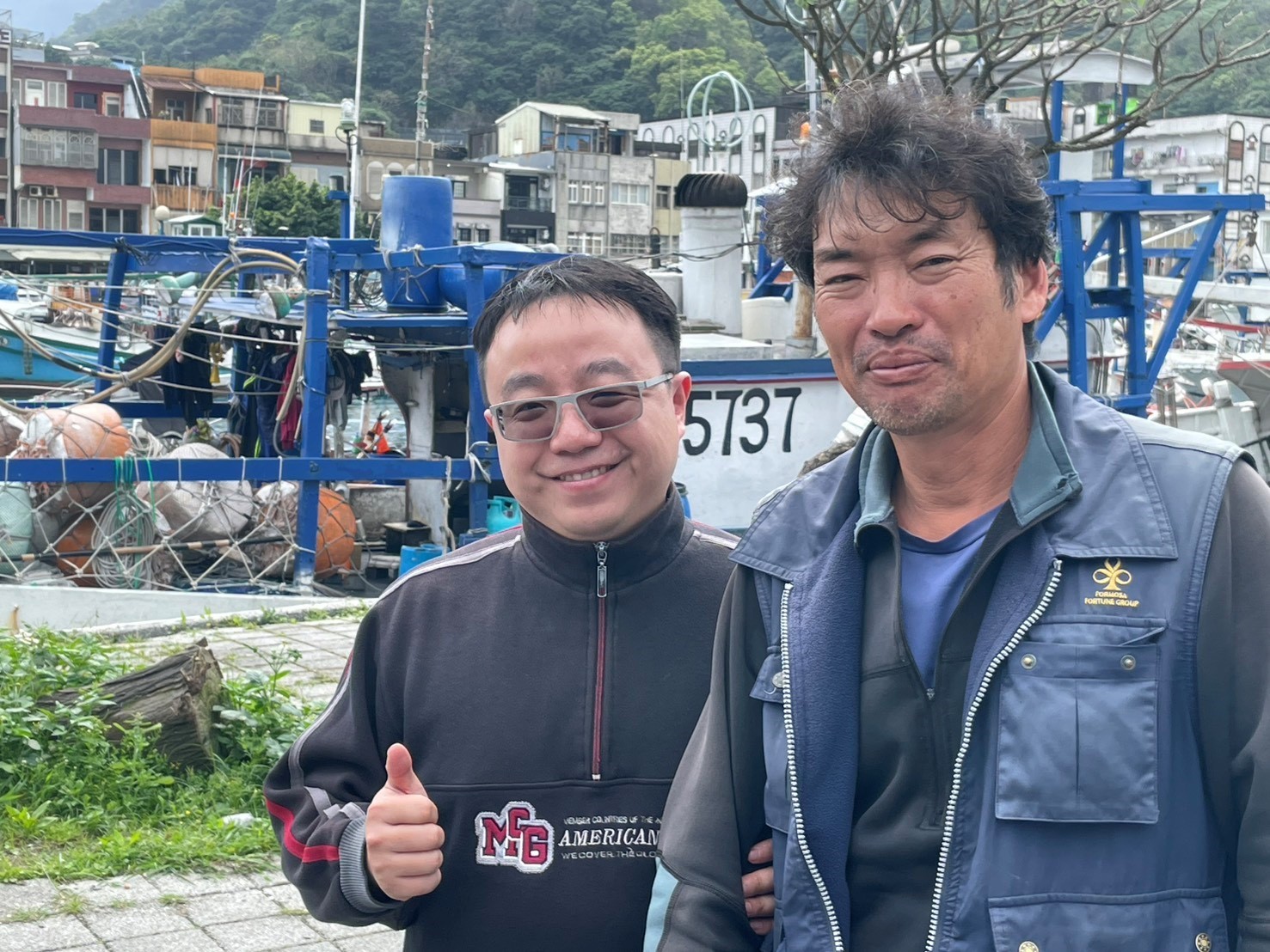 偵防分署宜蘭查緝隊於2月24日至宜蘭縣蘇澳漁港實施預防犯罪宣導