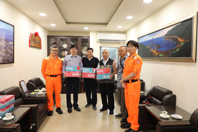 海巡即時救援獲漁民肯定 蘇澳漁會率船長親赴基隆海巡隊致謝