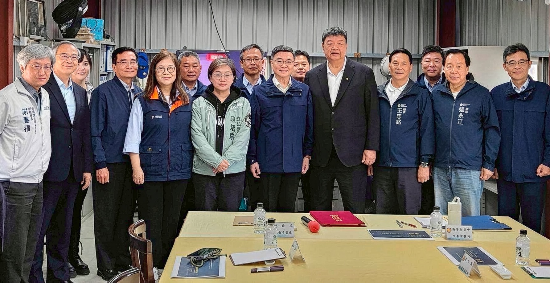 卓院長視導馬祖海巡隊新建工程 ，宣示簡化海巡廳舍審核程序，力挺基層執勤環境，厚植國家防衛韌性