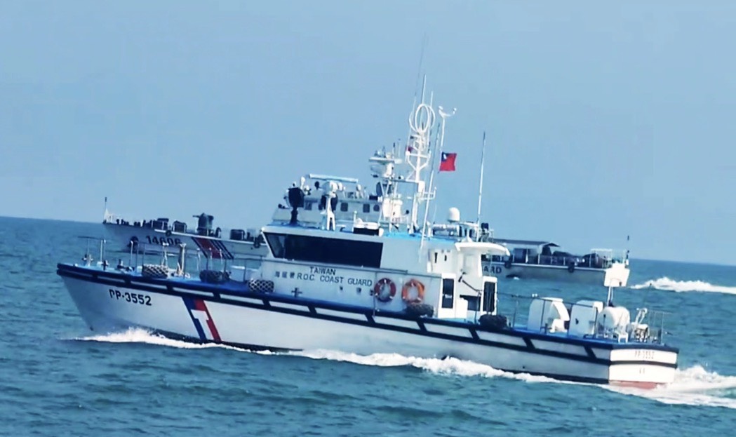 中國海警假借休漁巡查執法 金門海巡堅定立場強勢驅離