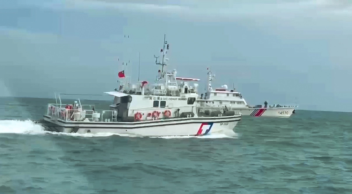 端午前夕中國海警船再擾金門 海巡署捍衛主權派艇強勢驅離